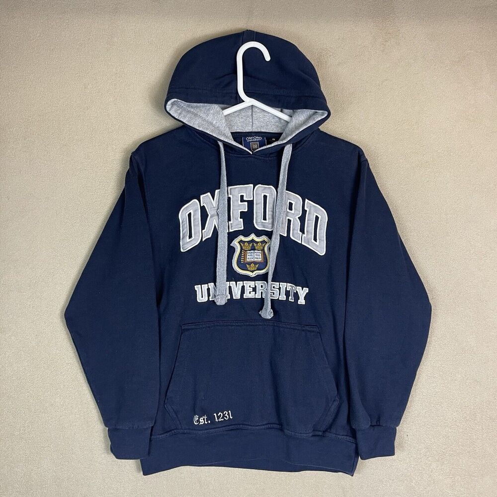 GWCC Hoodie‎ Womens Medium Blue Oxford University Pullover Sweatshirt Adult